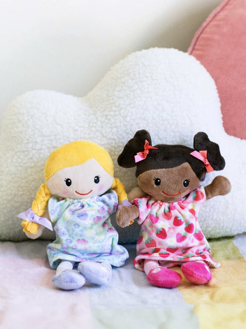 Poupée peluche doudou pour enfant, Charlie Tiger Tribe Violet - Kiabi