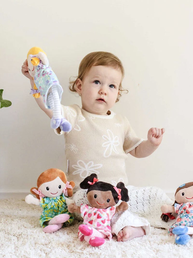 Poupée peluche doudou pour enfant, Matilda Tiger Tribe Rouge - Kiabi