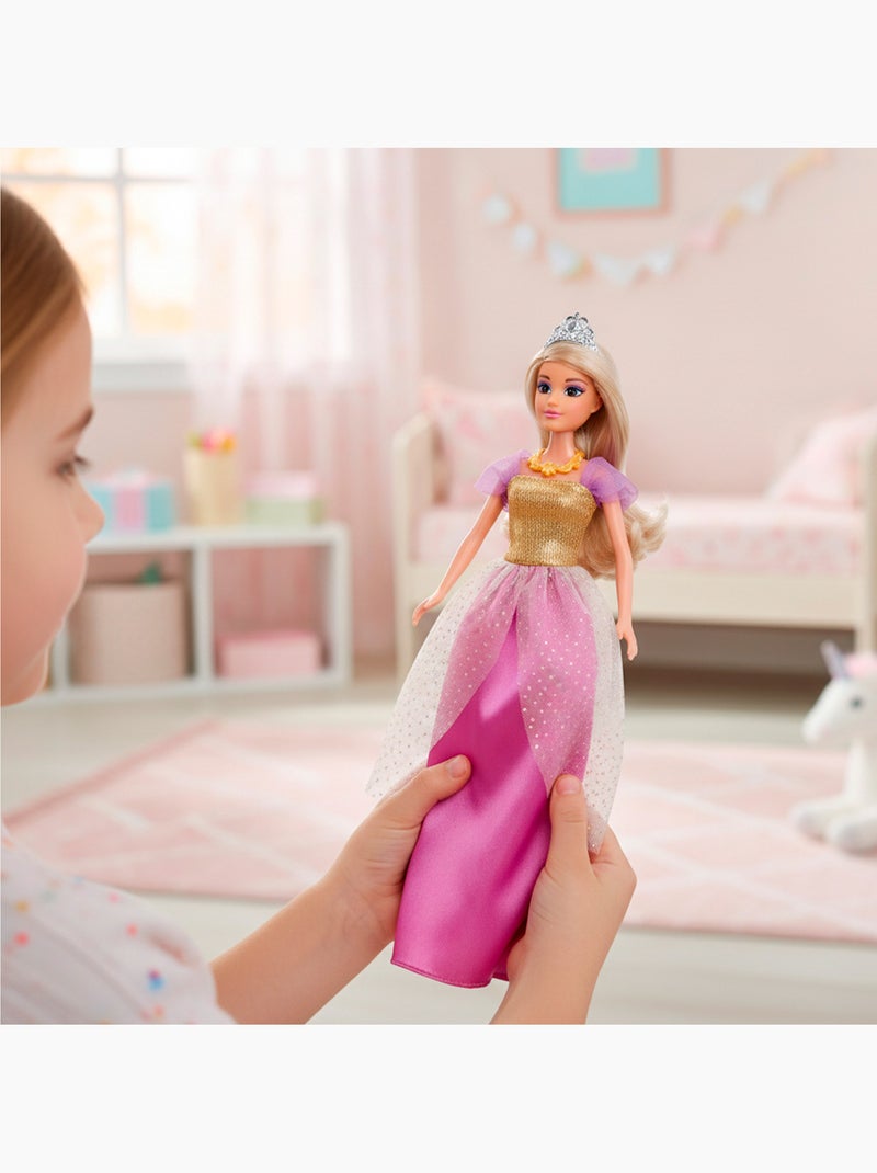 Poupée princesse 30 cm avec robes et accessoires isabella N/A - Kiabi