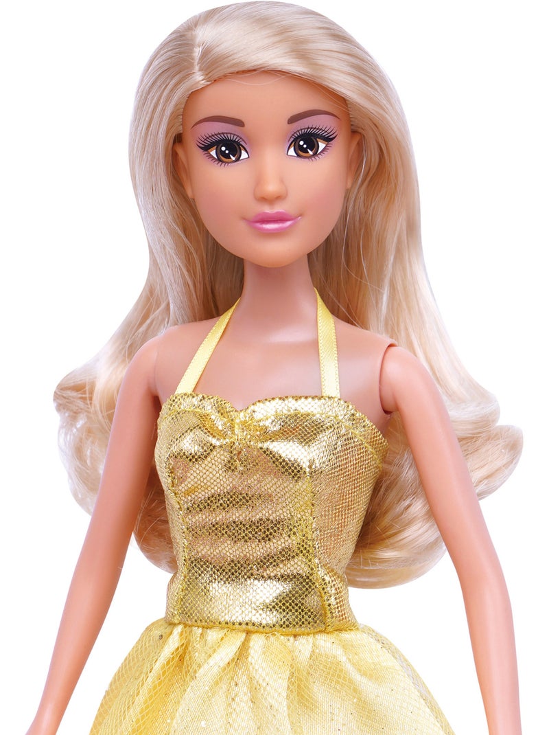 Poupée princesse 30 cm avec robes et accessoires isabella N/A - Kiabi