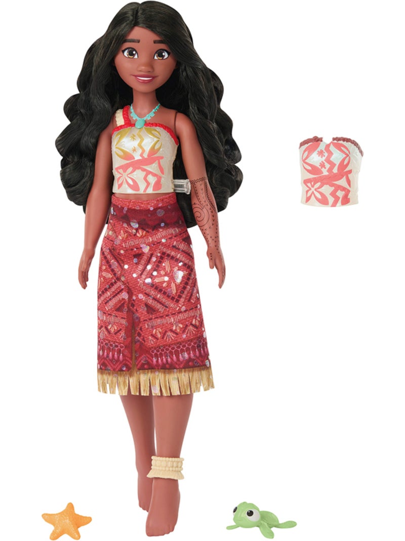 Poupée princesse Vaiana nageuse Rose - Kiabi