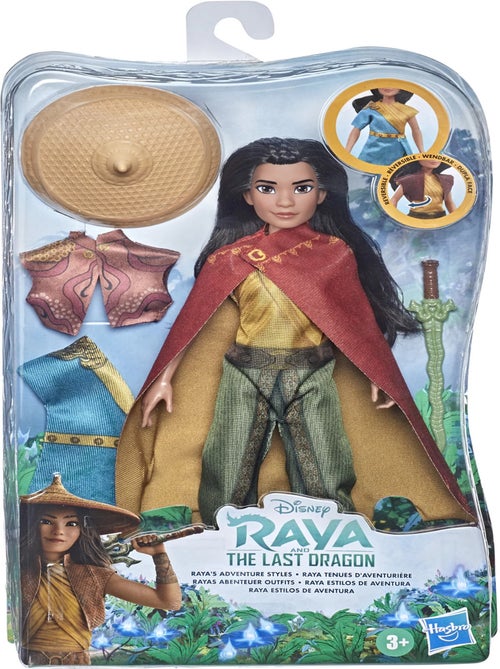 Poupée Raya Tenues D'aventurière - Raya Et Le Dernier Dragon - Hasbro - Kiabi