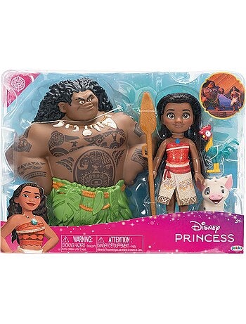 Poupée vaiana 15cm et maui