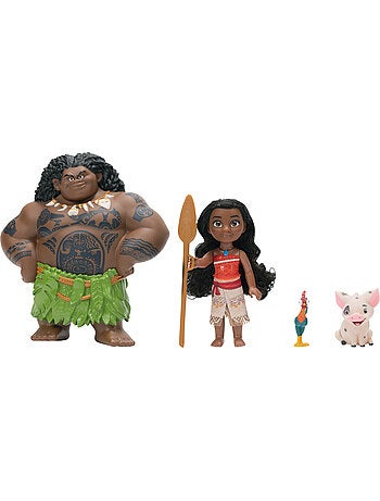 Poupée vaiana 15cm et maui