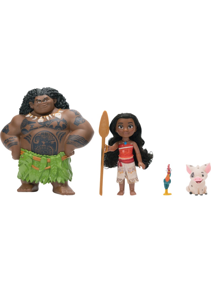 Poupée vaiana 15cm et maui N/A - Kiabi