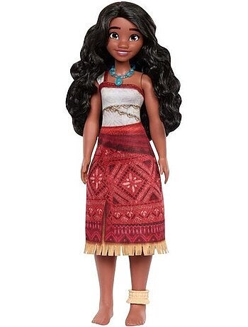 Poupée vaiana du film vaiana 2 - tenue et accessoires - disney - mattel - jbt56