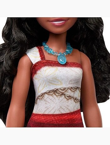 Poupée vaiana du film vaiana 2 - tenue et accessoires - disney - mattel - jbt56
