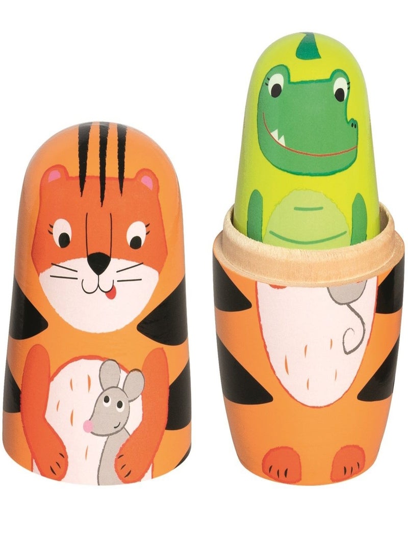 Poupées gigognes Tigre Tavi et ses amis Orange - Kiabi