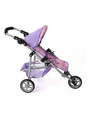 Poupées Jogging-Buggy LOLA Cœur violet-rose