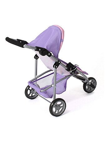 Poupées Jogging-Buggy LOLA Cœur violet-rose