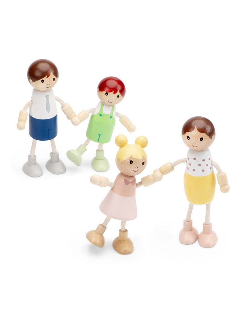 Poupées miniatures en bois Beige - Kiabi