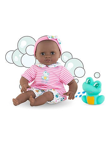 Poupon Bébé Bain Alyzée - Grenouille