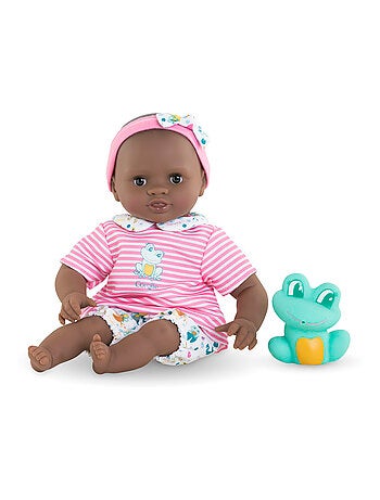Poupon Bébé Bain Alyzée - Grenouille