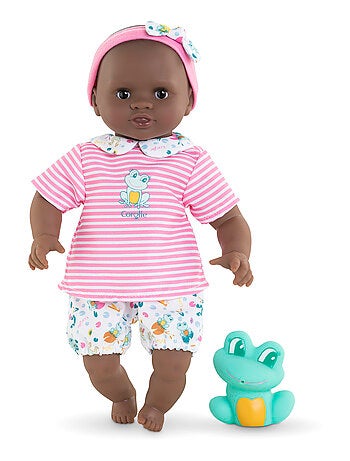 Poupon Bébé Bain Alyzée - Grenouille
