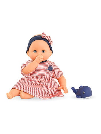 Poupon Bébé Bain Calypso - Baleine