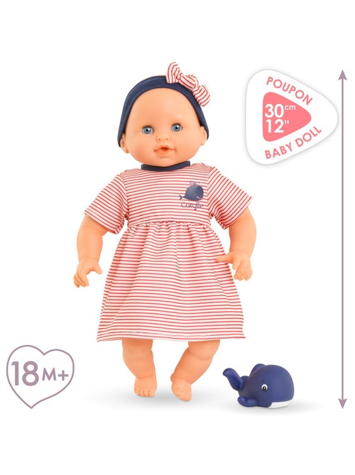 Poupon Bébé Bain Calypso - Baleine - Kiabi