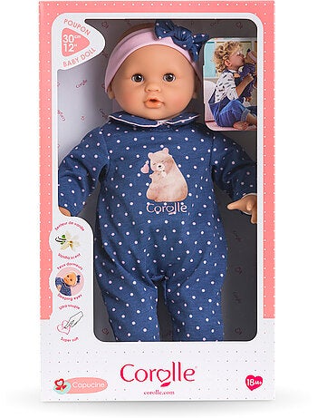 Poupon Bébé Calin Capucine - Ourson