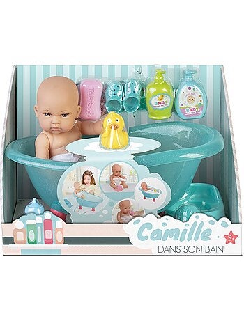 Poupon Bébé Camille Dans Son Bain - Wdk Partner