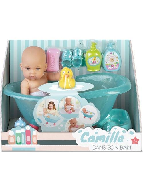 Poupon Bébé Camille Dans Son Bain - Wdk Partner - Kiabi