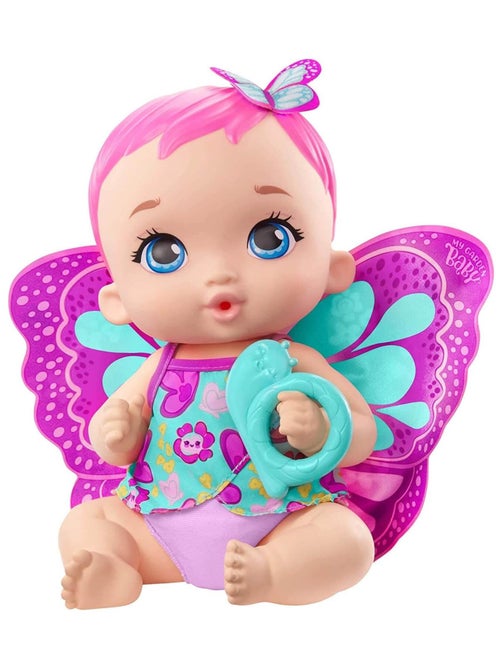 Poupon My Garden Baby : Bébé papillon Rose boit et fait pipi - Kiabi