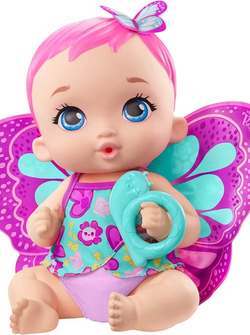 Poupon My Garden Baby : Bébé papillon Rose boit et fait pipi - Kiabi