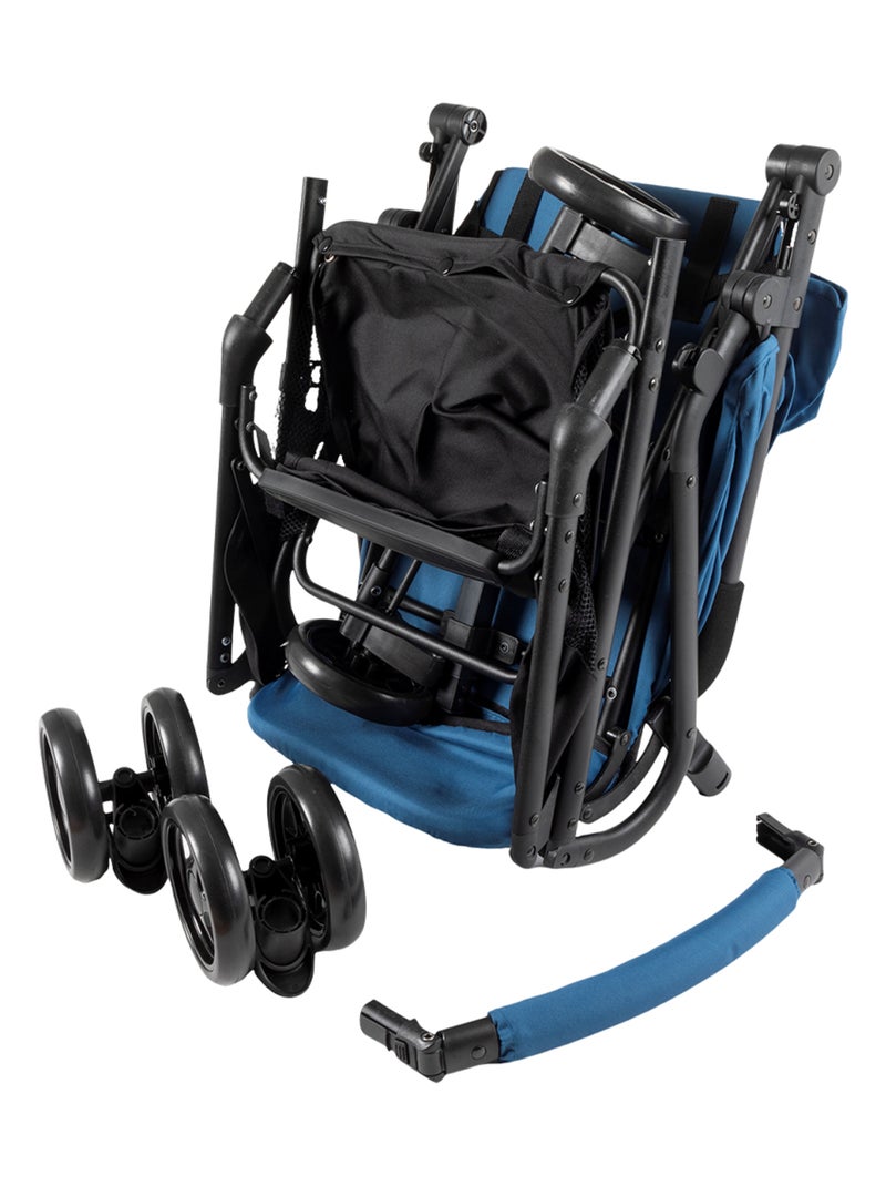 Poussett-Poupy- multifonctionnelle Bleu marine/Turquoise - Kiabi