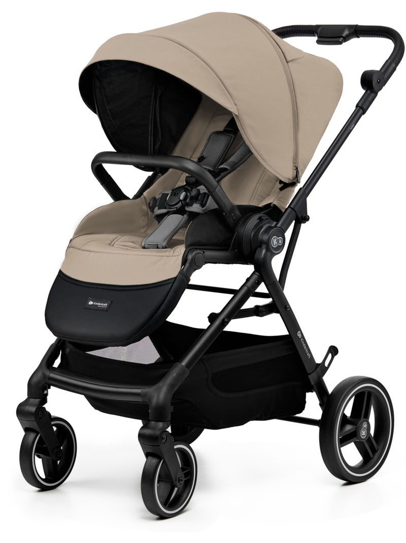 Poussette 2 en 1 avec nacelle Beige - Kiabi