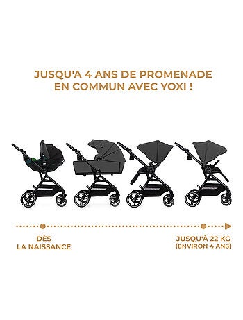 Poussette 2 en 1 avec nacelle