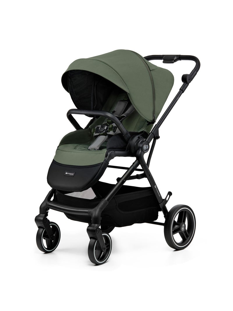 Poussette 2 en 1 avec nacelle Vert - Kiabi