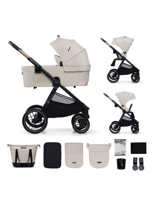 Poussette 2 en 1 Kinderkraft NEA 2 avec Nacelle, Siège Réversible, Roues Amorties et UPF50+ - Kiabi