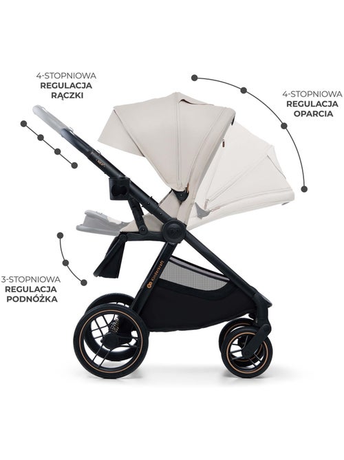 Poussette 2 en 1 Kinderkraft NEA 2 avec Nacelle, Siège Réversible, Roues Amorties et UPF50+ - Kiabi