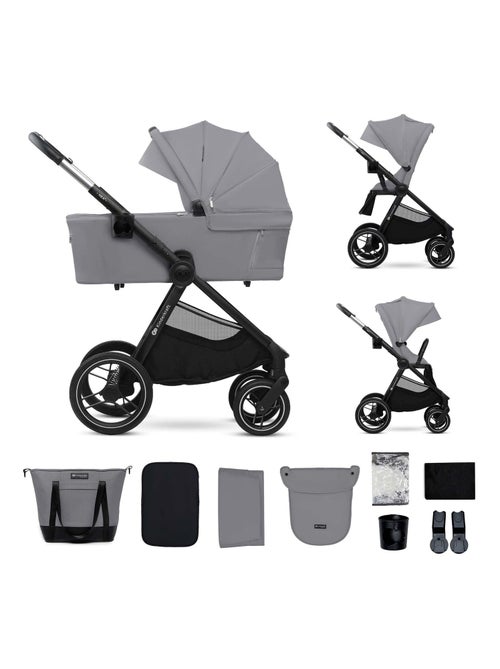 Poussette 2 en 1 Kinderkraft NEA 2 avec Nacelle, Siège Réversible, Roues Amorties et UPF50+ - Kiabi Poussette 2 en 1 Kinderkraft NEA 2 avec Nacelle, Siège Réversible, Roues Amorties et UPF50+ - Kiabi