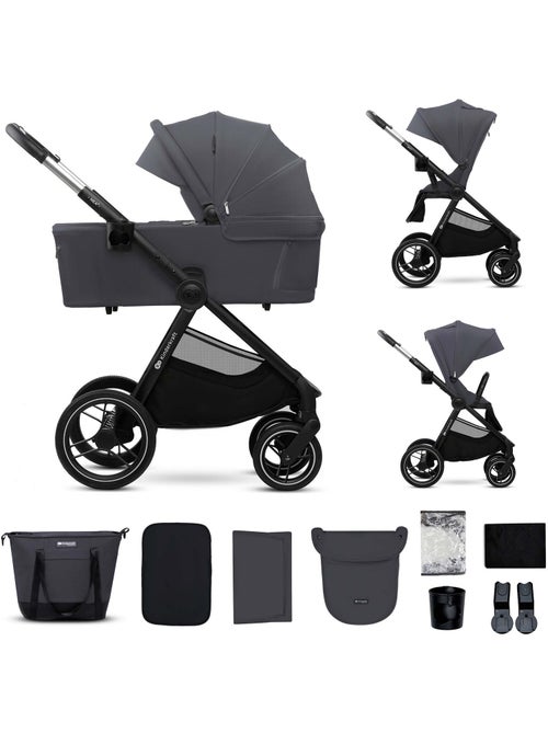 Poussette 2 en 1 Kinderkraft NEA 2 avec Nacelle, Siège Réversible, Roues Amorties et UPF50+ - Kiabi