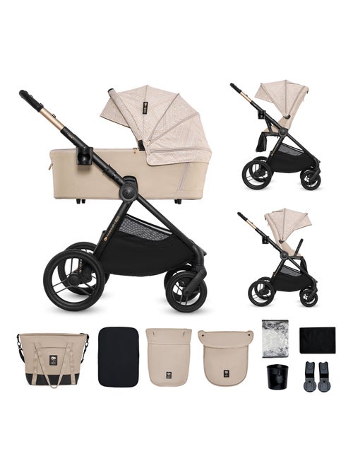 Poussette 2 en 1 Kinderkraft NEA 2 avec Nacelle, Siège Réversible, Roues Amorties et UPF50+ - Kiabi