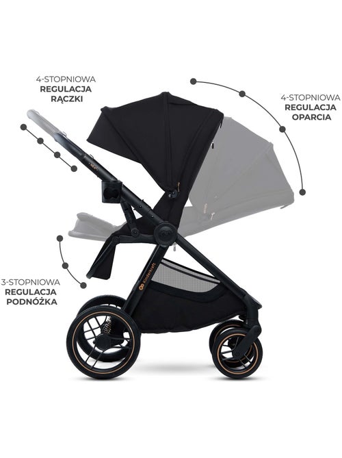 Poussette 2 en 1 Kinderkraft NEA 2 avec Nacelle, Siège Réversible, Roues Amorties et UPF50+ - Kiabi Poussette 2 en 1 Kinderkraft NEA 2 avec Nacelle, Siège Réversible, Roues Amorties et UPF50+ - Kiabi