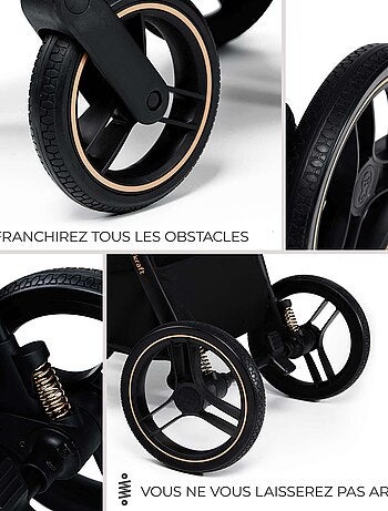 Poussette 2 en 1 légère pliage compact