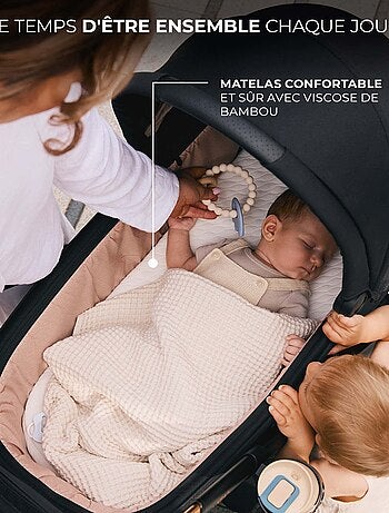 Poussette 2 en 1 légère pliage compact