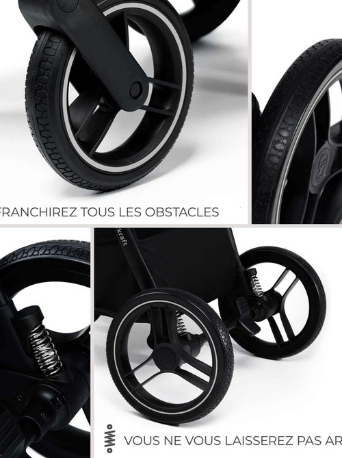 Poussette 2 en 1 légère pliage compact - Kiabi