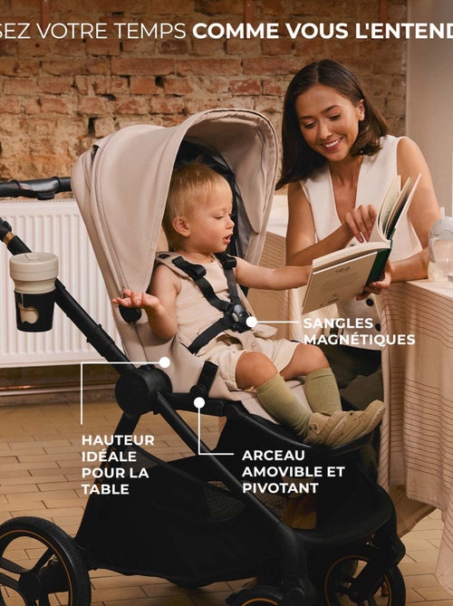 Poussette 2 en 1 légère pliage compact - Kiabi