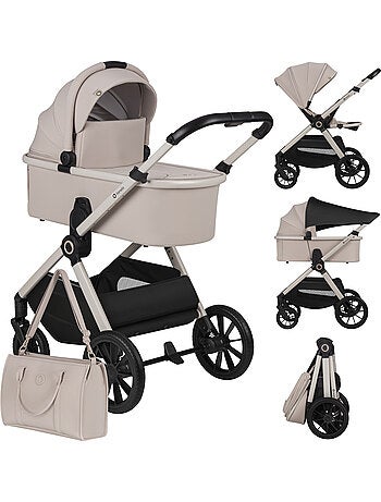 Poussette Duo LIONELO Layla 2en1 - Jusqu'? 22kg - Pack poussette, Nacelle et Accessoires