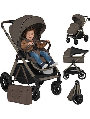 Poussette Duo LIONELO Layla 2en1 - Jusqu'? 22kg - Pack poussette, Nacelle et Accessoires