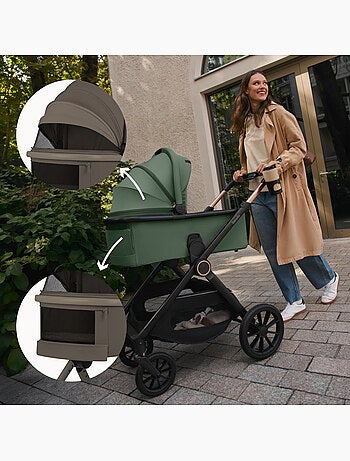 Poussette Duo LIONELO Layla 2en1 - Jusqu'à 22kg - Pack poussette, Nacelle et Accessoires