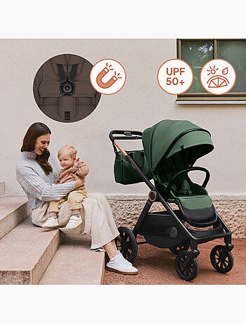 Poussette Duo LIONELO Layla 2en1 - Jusqu'à 22kg - Pack poussette, Nacelle et Accessoires
