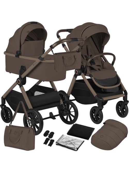 Poussette 2en1 LIONELO Layla - Pack poussette, Nacelle et Accessoires - Jusqu'à 22kg - Kiabi Poussette 2en1 LIONELO Layla - Pack poussette, Nacelle et Accessoires - Jusqu'à 22kg - Kiabi