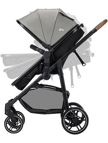 Poussette 3 en 1 i-size avec assise convertible en nacelle et cosi, Haze Trio Lux