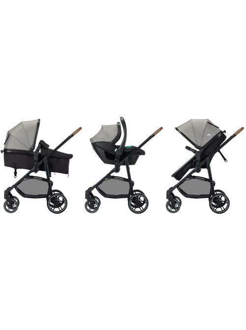 Poussette 3 en 1 i-size avec assise convertible en nacelle et cosi, Haze Trio Lux - Kiabi