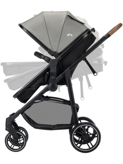 Poussette 3 en 1 i-size avec assise convertible en nacelle et cosi, Haze Trio Lux - Kiabi