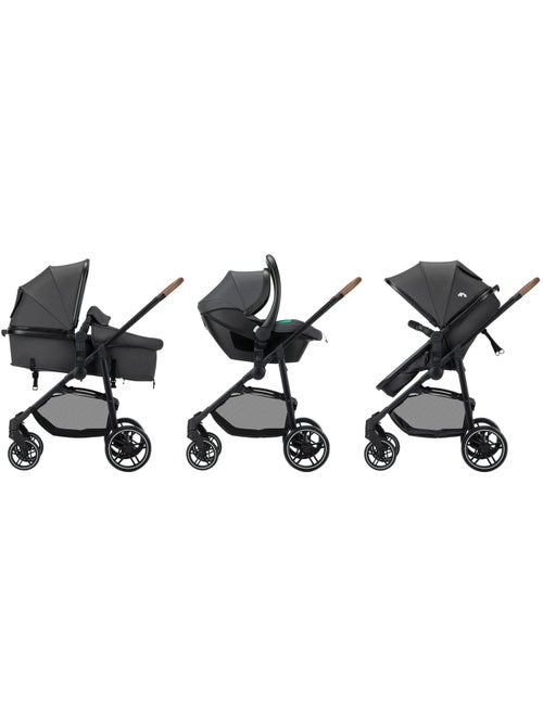 Poussette 3 en 1 i-size avec assise convertible en nacelle et cosi, Haze Trio Lux - Kiabi