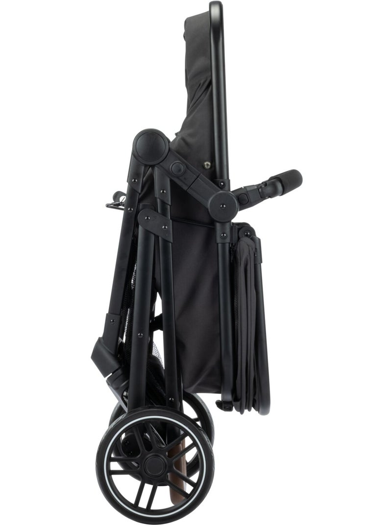 Poussette 3 en 1 i-size avec assise convertible en nacelle et cosi, haze trio lux Gris foncé - Kiabi