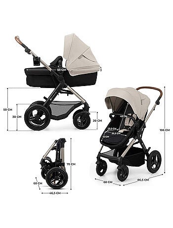 Kinderkraft - poussette trio moov 2 air
